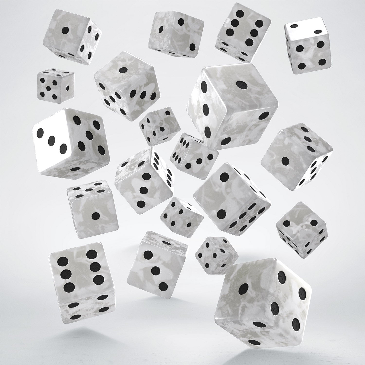 S20602 - FULL PACK OF D6S: PEARL&BLACK
