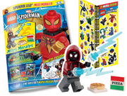 LEGO SPIDER-MAN N.12 - MILES MORALES + PIZZA + 35 STICKERS