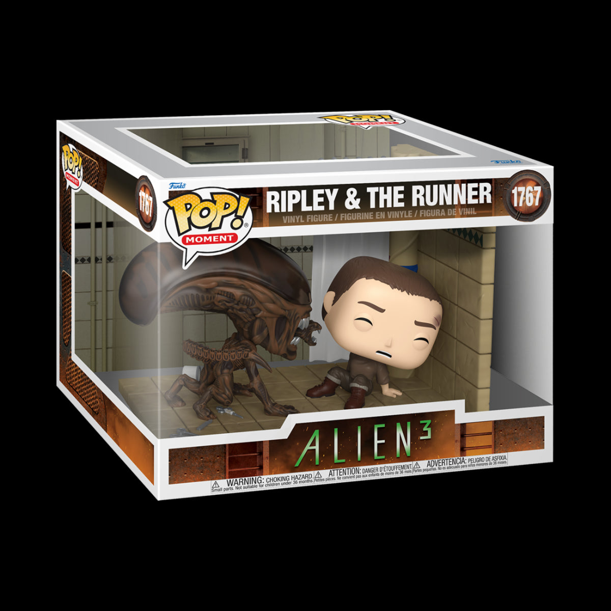 ALIEN - POP FUNKO MOVIE MOMENT VINYL FIGURE 1767 RIPLEY & XENO  9CM