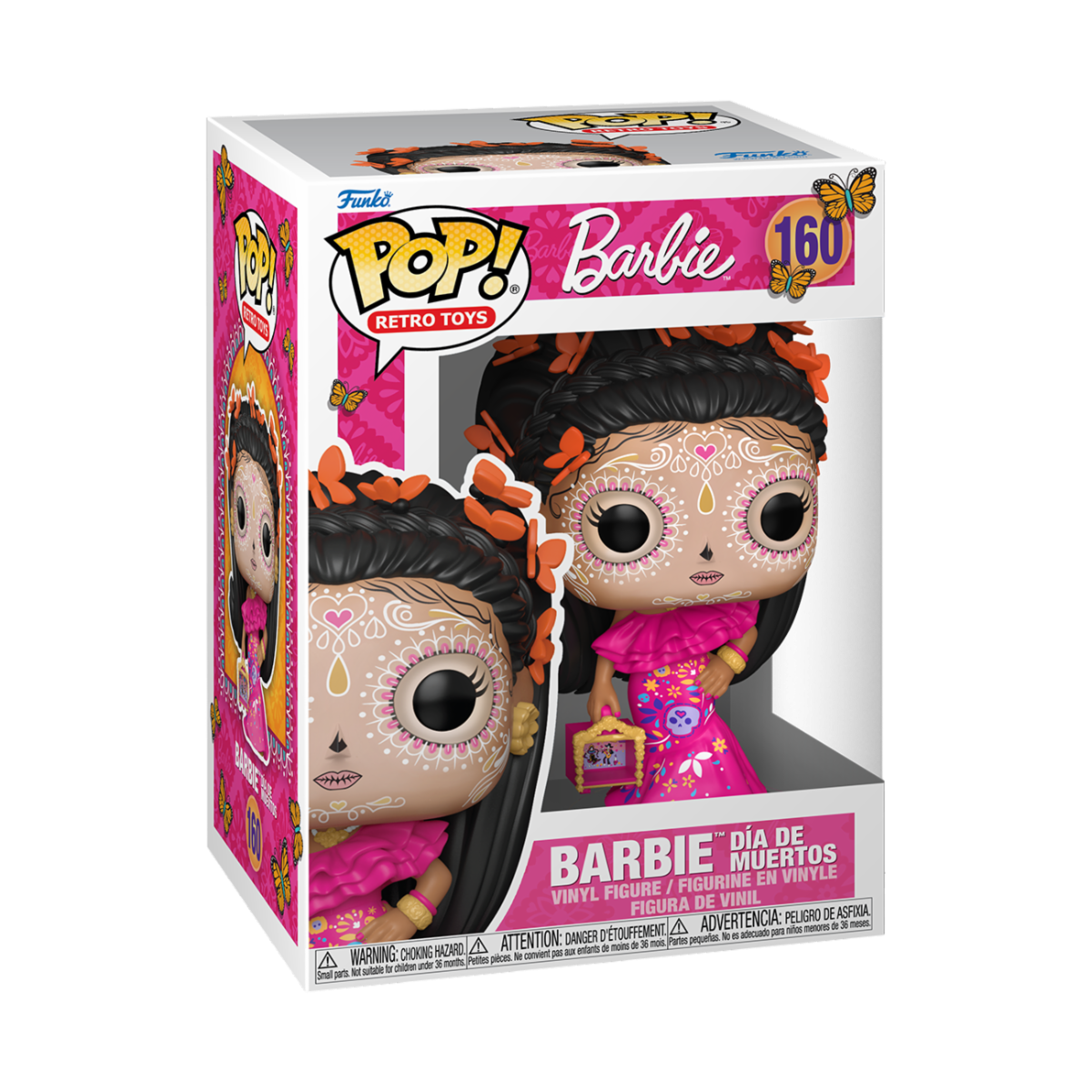 RETRO TOYS: BARBIE - POP FUNKO VINYL FIGURE 160 BARBIE DIA DE LOS MUERTOS 9CM