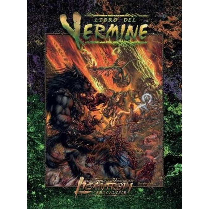 LICANTROPI - L'APOCALISSE ED. VENTESIMO ANNIVERSARIO - LIBRO DEL VERMINE