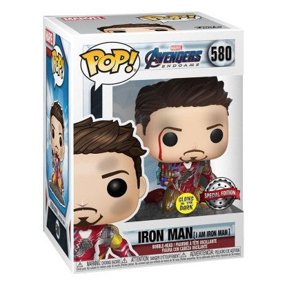 MARVEL: AVENGERS ENDGAME - POP FUNKO VINYL FIGURE 580 I AM IRON MAN - GA EXCL