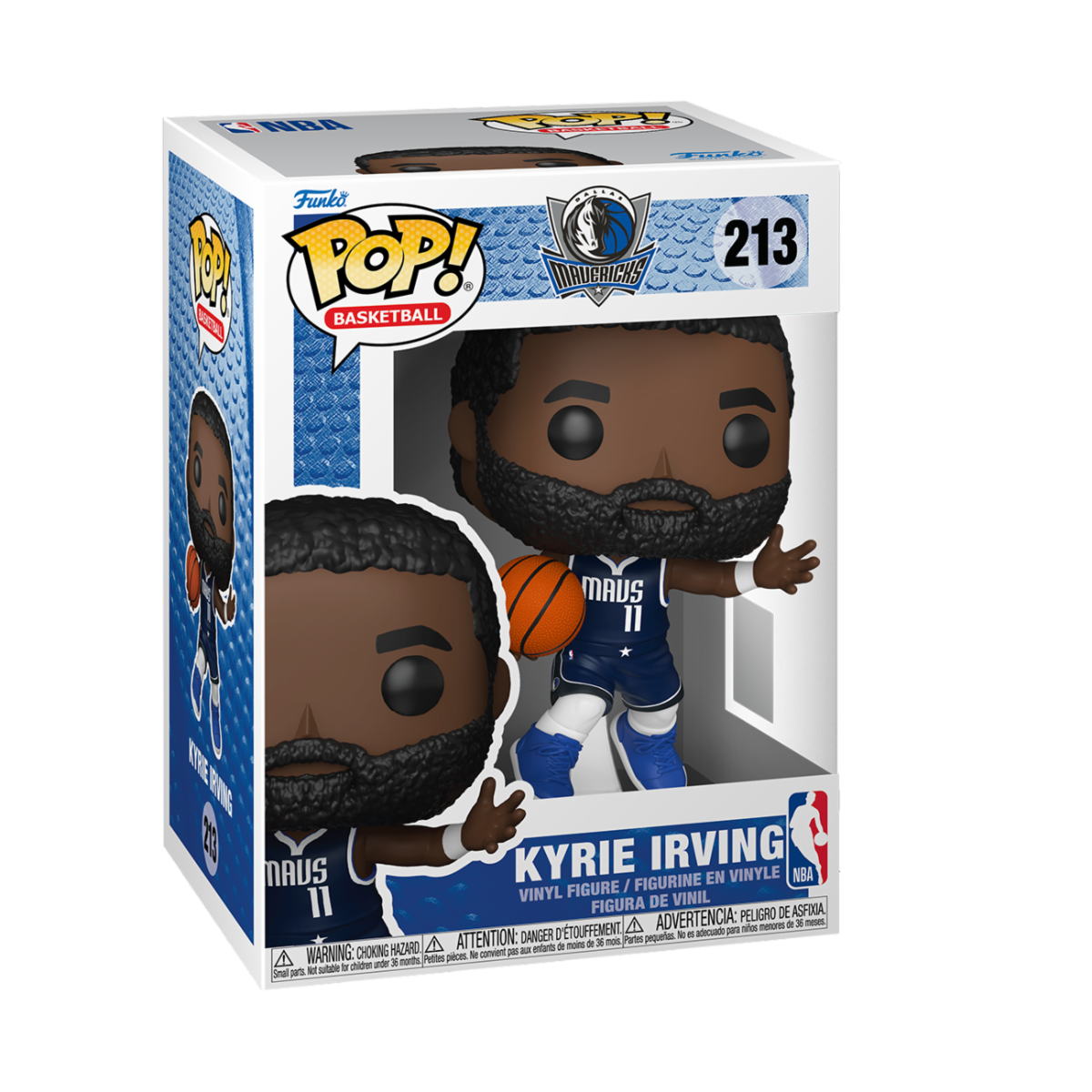 SPORTS: NBA - POP FUNKO VINYL FIGURE 213 KYRIE IRVING (MAVERICKS) 9CM