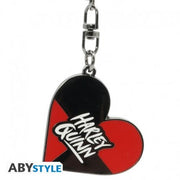 ABYKEY507 - DC COMICS - PORTACHIAVI - HEART HARLEY QUINN