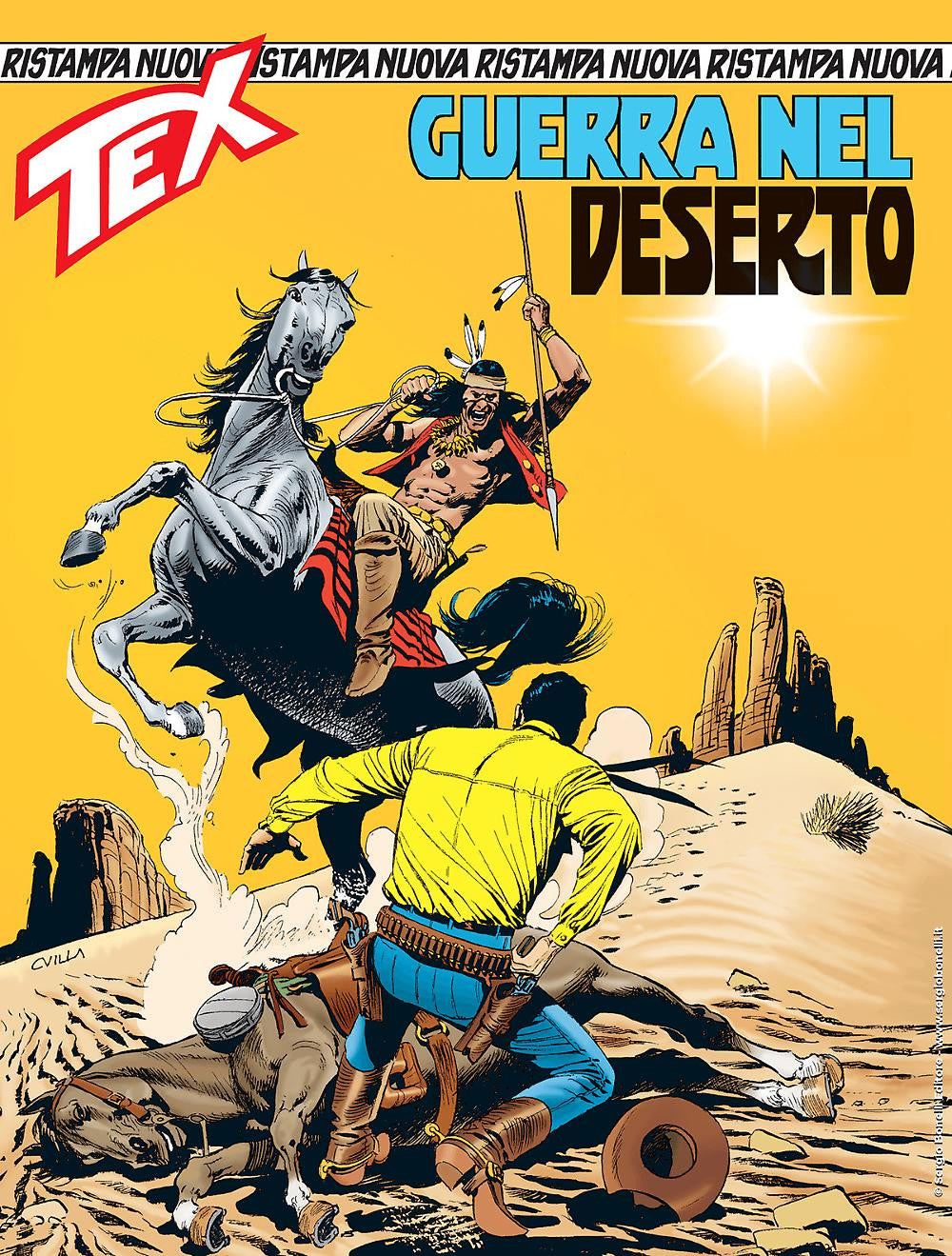 TEX NUOVA RISTAMPA 505 - GUERRA NEL DESERTO