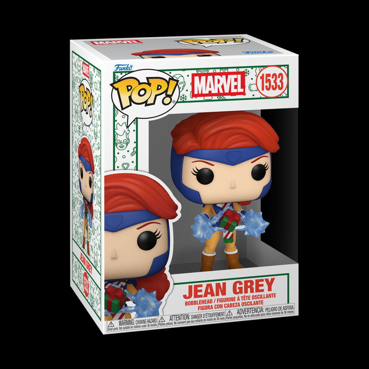 MARVEL: X-MEN HOLIDIVAS - POP FUNKO VINYL FIGURE 1533 JEAN GREY 9CM
