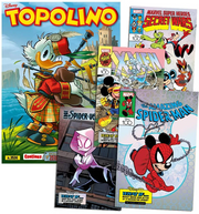 TOPOLINO 3536 + LITOGRAFIE MARVEL 9,10,11 E 12 (DI 12)
