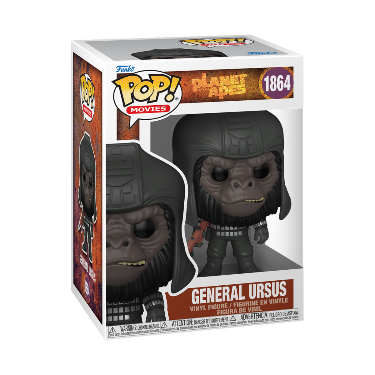 PLANETS OF THE APES - POP FUNKO VINYL FIGURE 1864 GENERAL URSUS 9CM