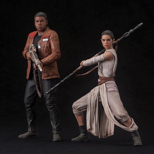 54163 - STAR WARS EPISODE VII - REY & FINN - ARTFX STATUE