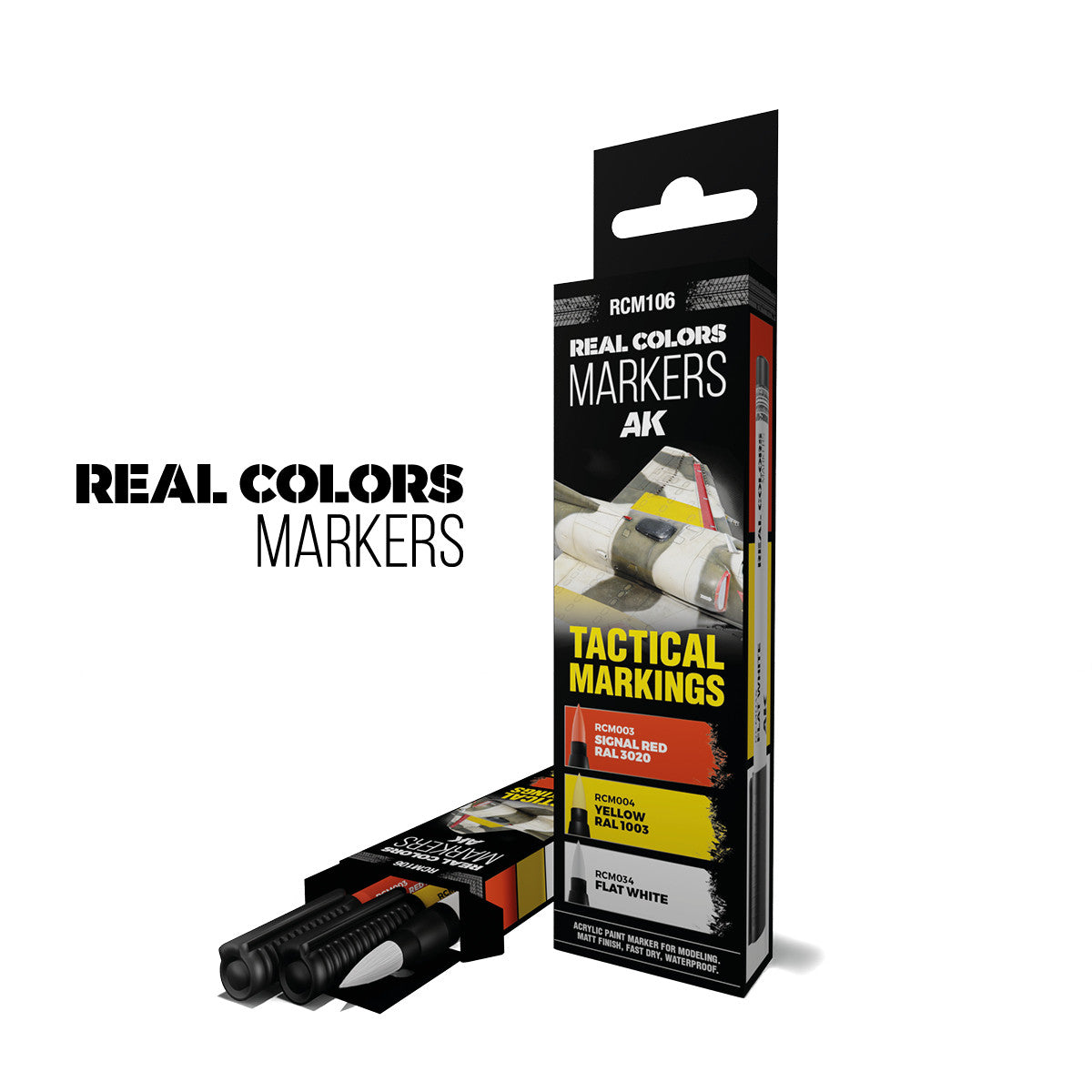 RCM106 - REAL COLORS MARKERS - TACTICAL MARKINGS - SET DA 3 COLORI
