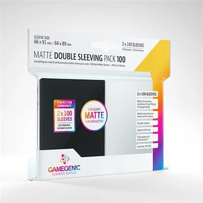 GGS11110ML  - MATTE DOUBLE SLEEVING PACK (100)