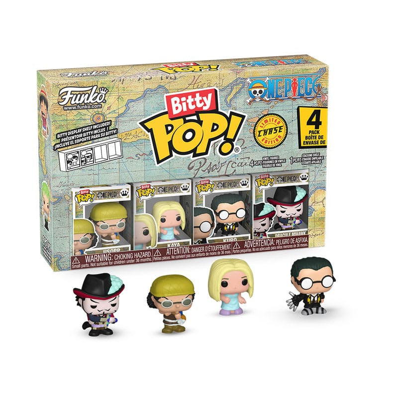 86895 - ONE PIECE - POP FUNKO BITTY VINYL FIGURE - USOPP (4PK)