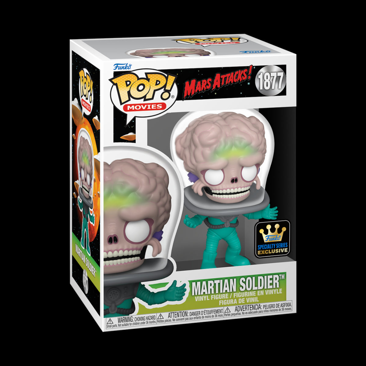 MARS ATTACKS - POP FUNKO VINYL FIGURE 1877 SOLDIER REGULAR 9CM