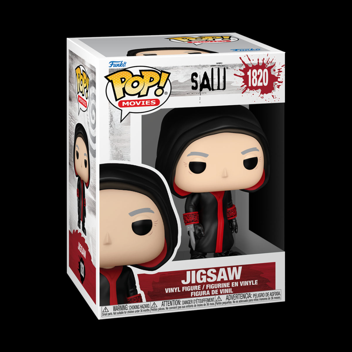 SAW: 10TH ANNIVERSARY - POP FUNKO VINYL FIGURE 1820 JIGSAW KILLER REGULAR 9CM