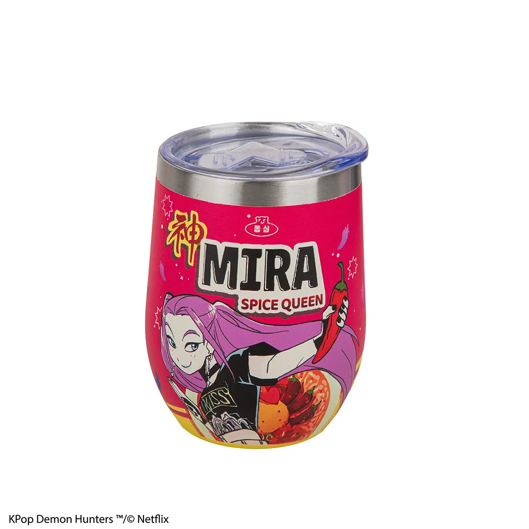 CR4387 - TAZZA DA VIAGGIO TERMICA - MIRA REGINA DELLE SPEZIE - KPOP DEMON HUNTERS