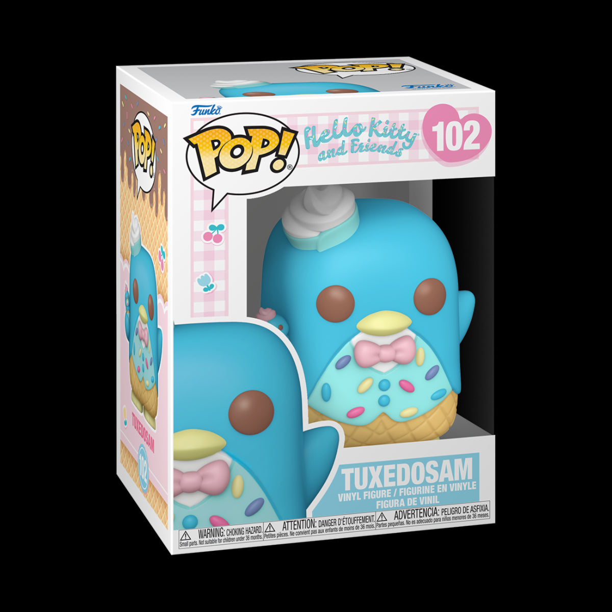 HELLO KITTY (ICE CREAM) - POP FUNKO VINYL FIGURE 102 TUXEDOSAM 9CM