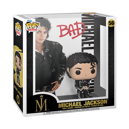 MICHAEL JACKSON - POP FUNKO ALBUMS VINYL FIGURE 56 BAD 9CM