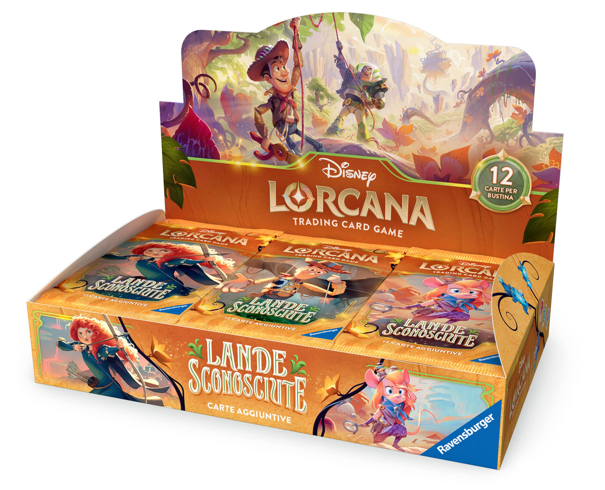 LORCANA - BOX 24 BUSTE - LANDE SCONOSCIUTE - ITA