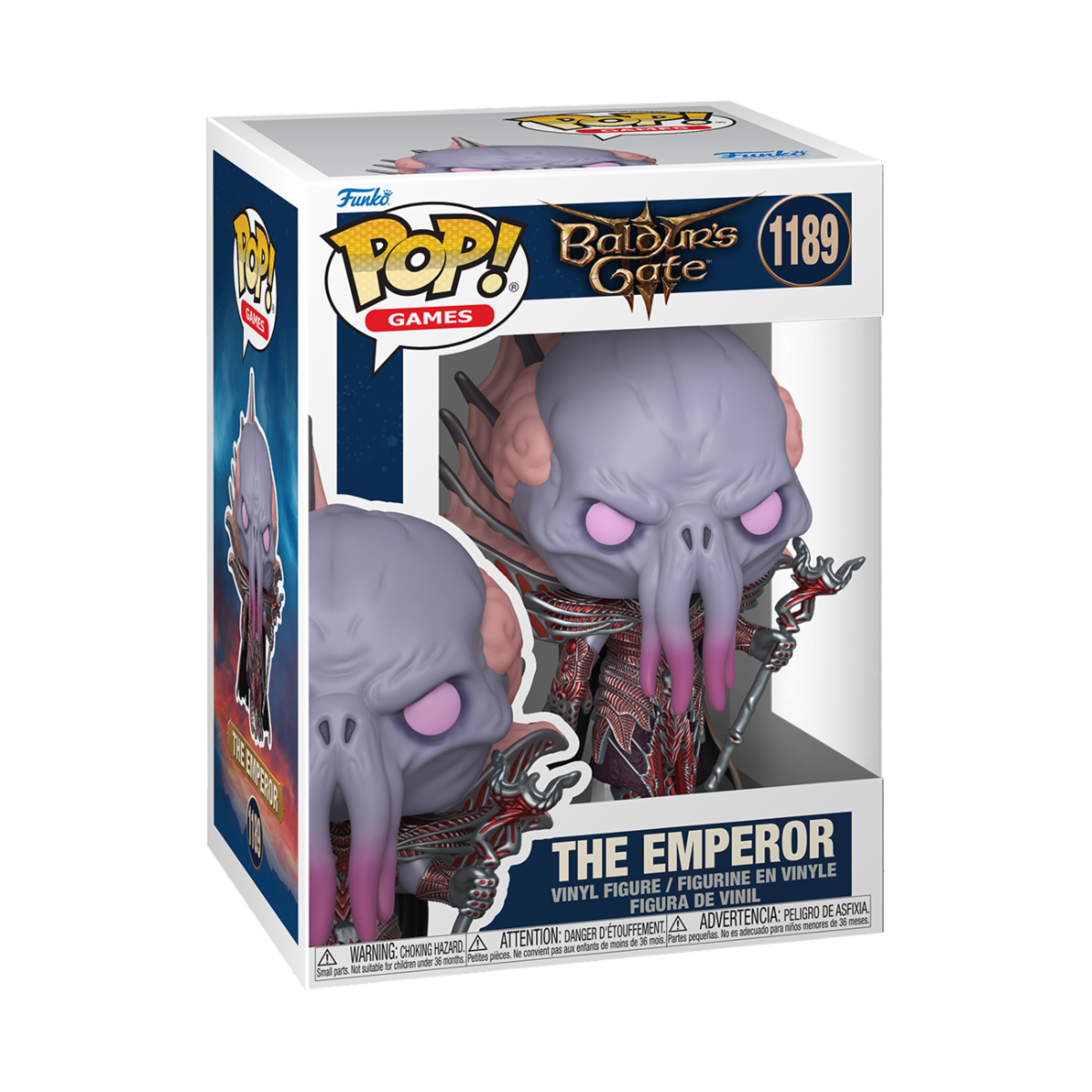 BALDUR'S GATE 3 S3 - POP FUNKO VINYL FIGURE 1189 THE EMPEROR 9CM