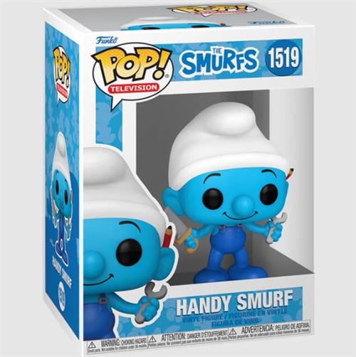 SMURFS - POP FUNKO VINYL FIGURE 1519 HANDY SMURFT 9CM