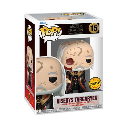 GAME OF THRONES: HOUSE OF THE DRAGON S2 - POP FUNKO VINYL FIGURE 15 MASKED VISERYS CHASE 9CM