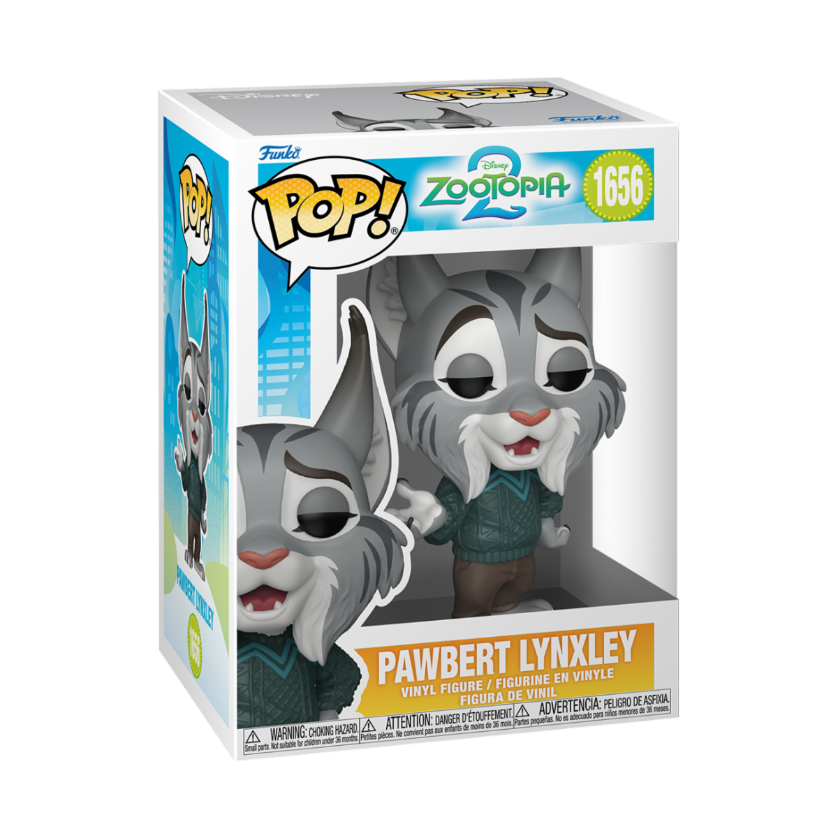 ZOOTOPIA 2 - POP FUNKO VINYL FIGURE 1656 PAWBERT LYNXLAY 9CM