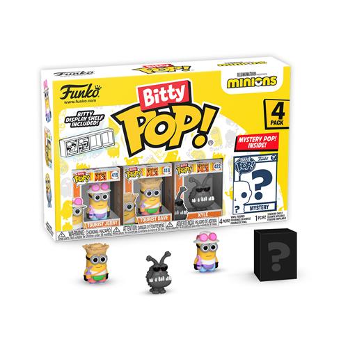 73038 - MINIONS - FUNKO BITTY POP VINYL FIGURE - YOUNG GRU (4PK)