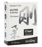 SANSEKING - 70 OUTER SLEEVES - STANDARD SIZE - GLOSSY