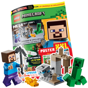 LEGO MINECRAFT SPECIALE N.1 - CAVERNA DI SPELEOTEMI CON STEVE, CREEPER E UN AXOLOTL XXL