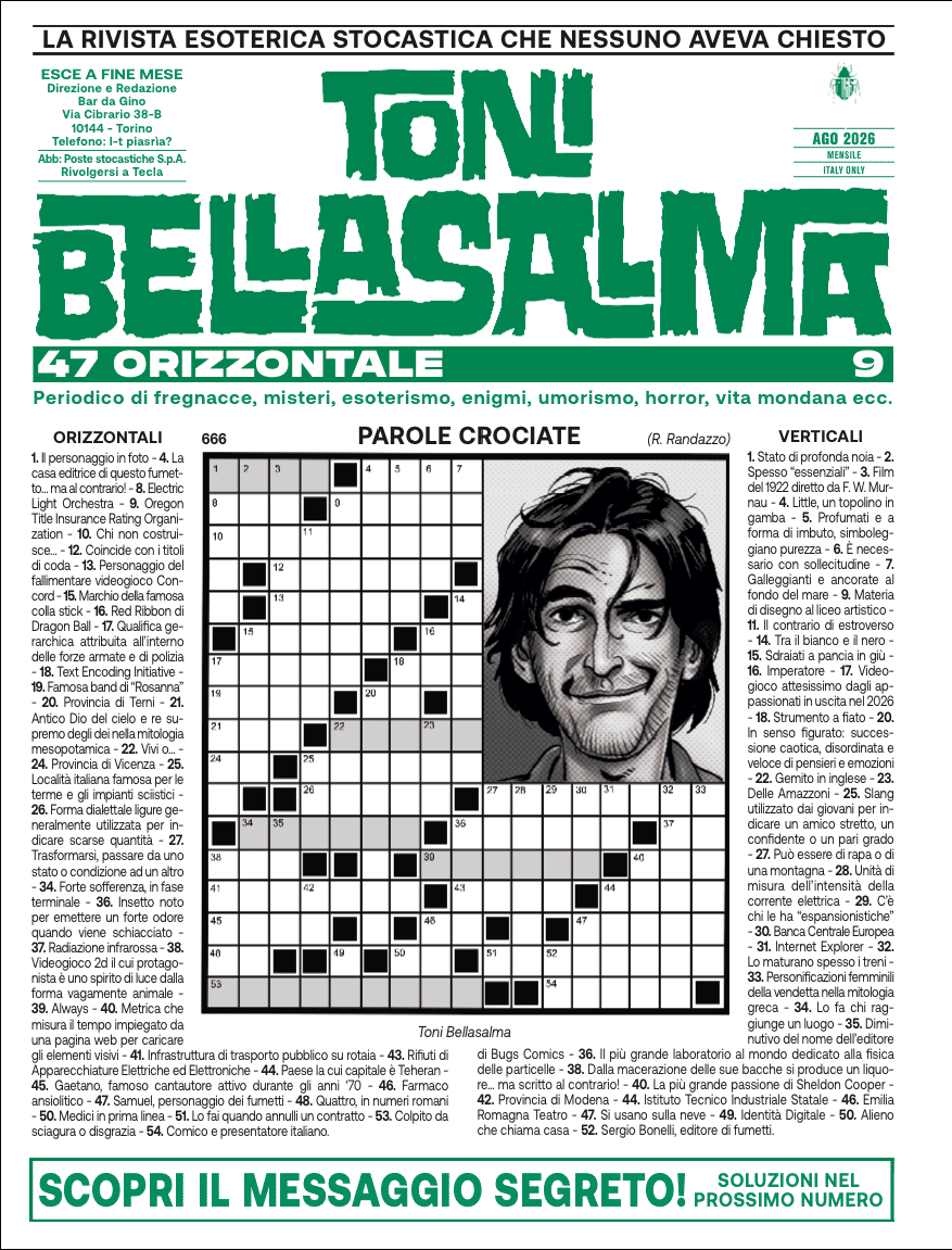 TONI BELLASALMA VOL.9 - 47 ORIZZONTALE