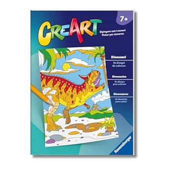 96006 - CREART: LIBRO DA COLORARE - SPAVENTOSI DINOSAURI