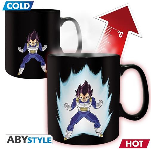 ABYMUG208 - DRAGON BALL - TAZZA HEAT CHANGE 460ML - VEGETA