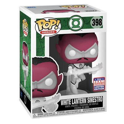 DC COMICS - POP FUNKO VINYL FIGURE 398 WHITE LANTERN SINESTRO 9 CM