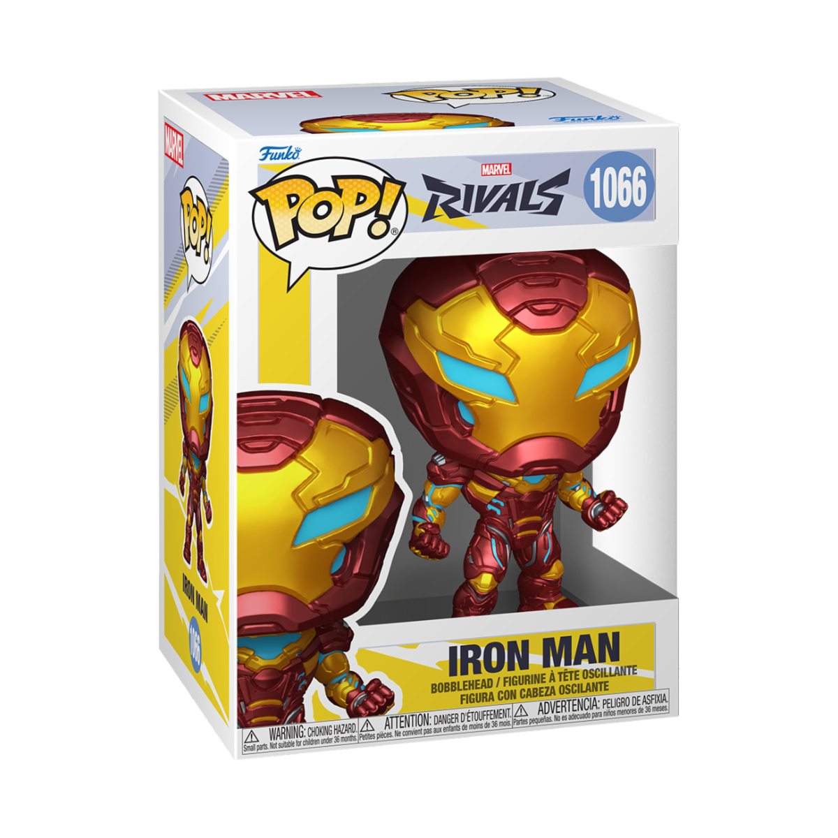 MARVEL: RIVALS - POP FUNKO VINYL FIGURE 1066 IRON MAN 9CM