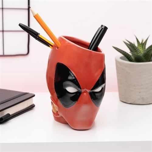 PP12757DPL - MARVEL: DEADPOOL - PEN AND PLANT POT