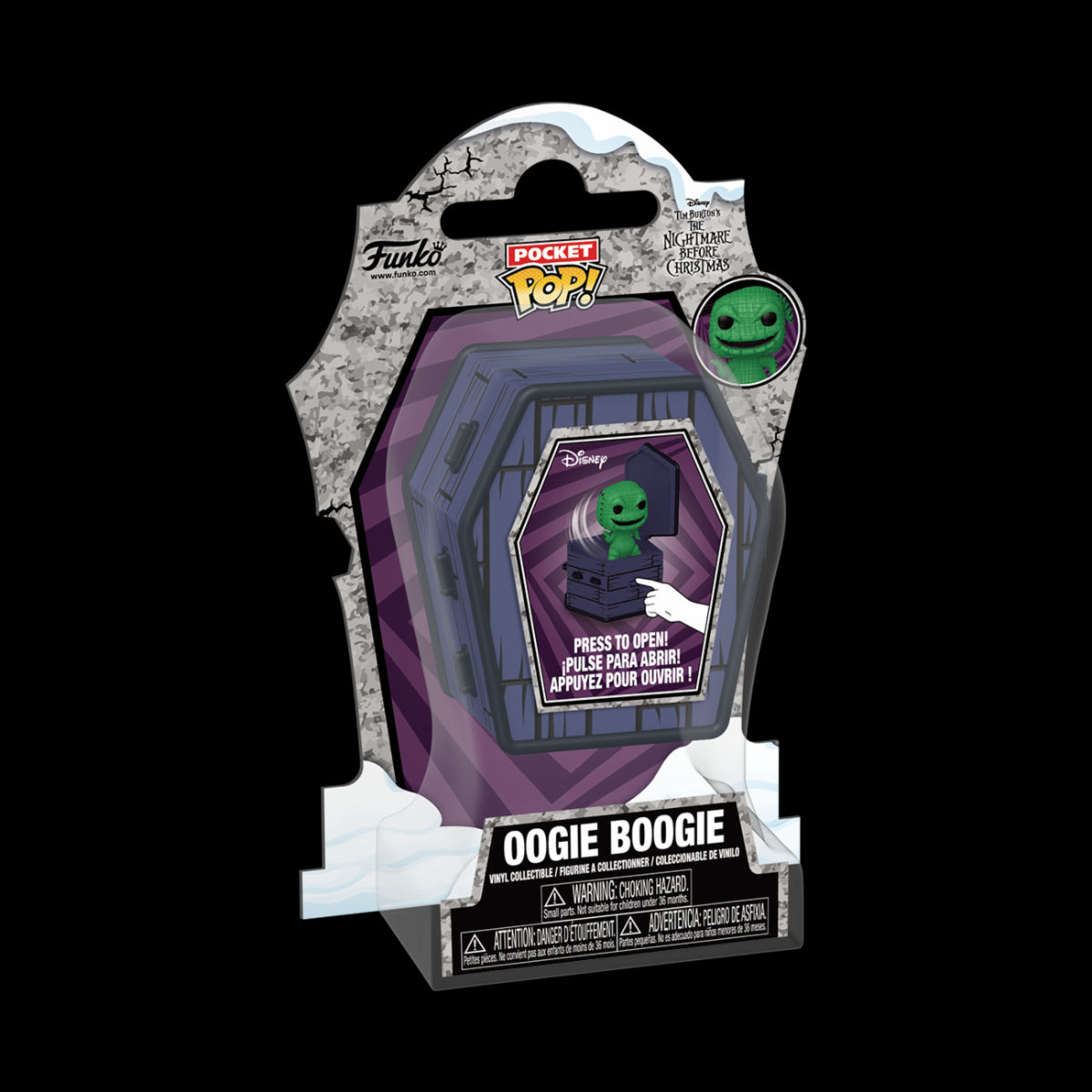 NIGHTMARE BEFORE CHRISTMAS - POCKET POP FUNKO VINYL FIGURE - OOGIE BOOGIE