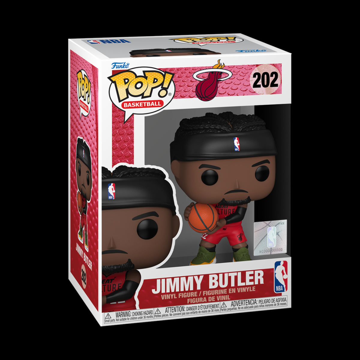 NBA - POP FUNKO VINYL FIGURE 202 JIMMY BUTLER (HEAT) (CE 24) 9CM