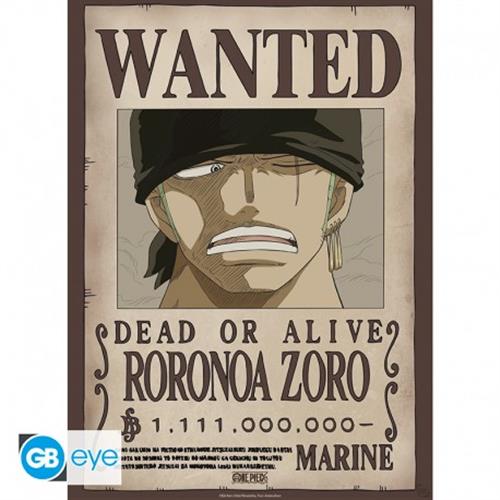 GBYDCO624 - ONE PIECE - POSTER (52X38) - WANTED ZORO WANO