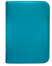 15898 - VIVID ZIPPERED 4-POCKET PRO-BINDER - TEAL