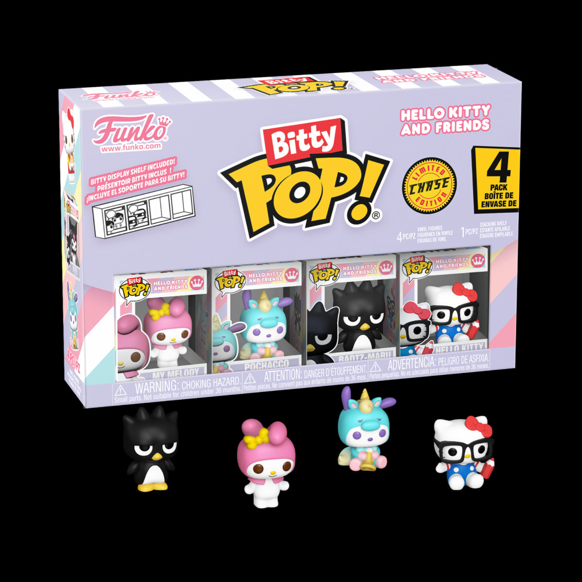 85716 - SANRIO - POP FUNKO BITTY VINYL FIGURE - MY MELODY (4PK)