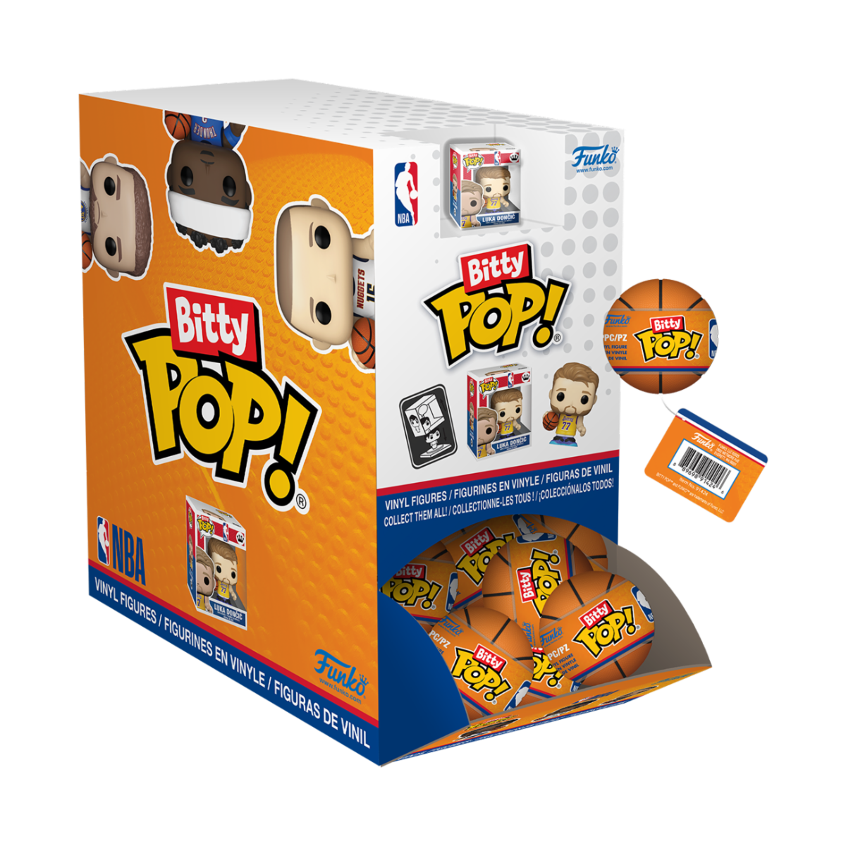 91424 - NBA - POP FUNKO BITTY VINYL FIGURE - DISPLAY 24PC CASE PACK