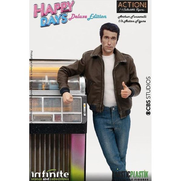 89935 - HAPPY DAYS - FONZIE W/ JUKE-BOX - ACTION FIGURE 29.7CM