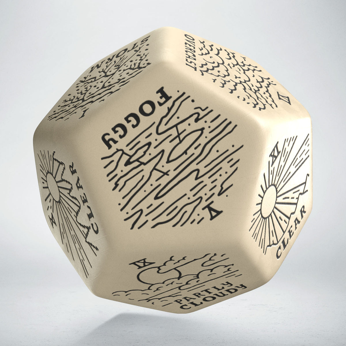 12VWTG01 - WEATHER GENERATOR DIE: BEIGE&BLACK