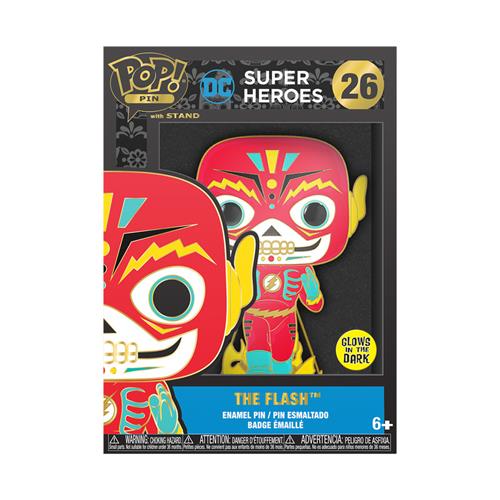 DC COMICS: DIA DE LOS MUERTOS - POP LARGE PIN ENAMEL 26 FLASH W/CHASE - REGULAR