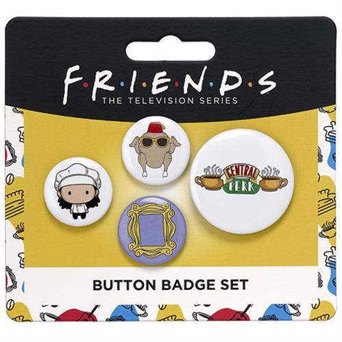 FTB0008 - FRIENDS -SET DI 4 BADGES - MONICA