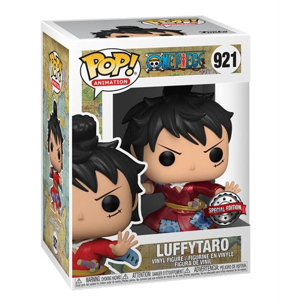ONE PIECE - POP FUNKO VINYL FIGURE 921 LUFFY IN KIMONO (MT) 9CM COMICON 22 EXCL