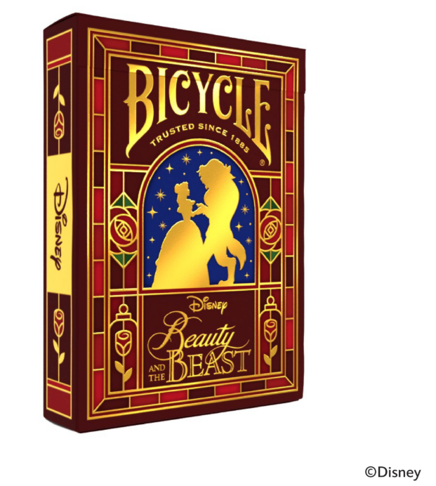 10052067 - BICYCLE DISNEY BEAUTY AND THE BEAST - CARTE DA GIOCO