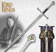 LOTR - REPLICA 1/1 ANDURIL SWORD OF KING ELESSAR - MUSEUM COLLECTION EDITION 134CM