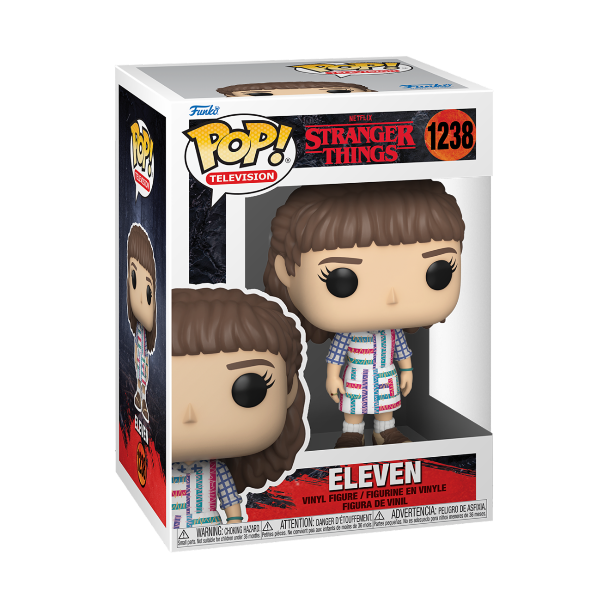 STRANGER THINGS - POP FUNKO VINYL FIGURE 1238 ELEVEN 9CM