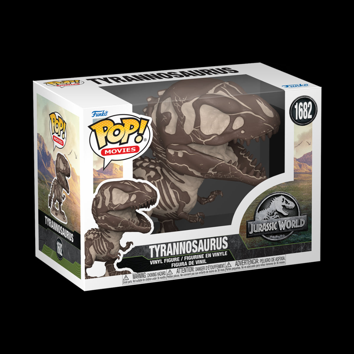 JURASSIC PARK: FOSSIL - POP FUNKO VINYL FIGURE 1682 TYRANNOSAURUS 9CM